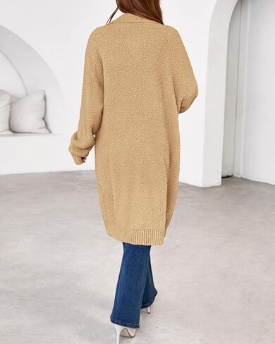 BTFBM Cardigans Long for Women خريف 2025 سترات طويلة الأكمام مفتوحة الأمامية كبيرة الحجم الكبير معاطف الشتاء الشتوية in Saudi Arabia