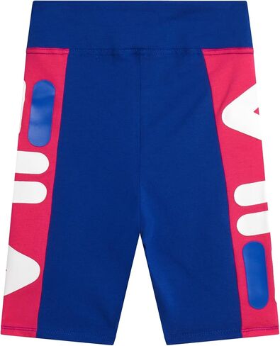 Fila Girls Bike Shorts - Soft Stretch Dance Tumbling Cartwheel Shorts for Girls - Kids Clothes for Gymnastics School and Play in Saudi Arabia