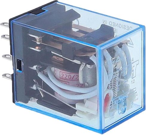 MY4NJ Power Relay, 14 Pin, 10 Pack, Multiple Voltages AC/DC, 5A 240V AC/28V DC, DIN Rail Mount (36V DC) in Saudi Arabia