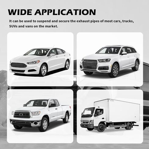 4pcs Car O Rings شماعات العادم العالمية ، شماعات كاتم الصوت المطاطية المتينة لتعليق وتثبيت أنابيب العادم ، ومطاط شماعات العادم الأساسية لمعظم السيارات والشاحنات وسيارات الدفع الرباعي in Saudi Arabia
