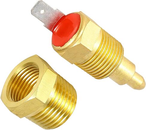 ZORZA 1Pcs Fan Thermostat Temperature Switch Metal Brass Screw Wiring 185 to 175 Degree Electric Engine Cooling Fan Temperature Switch in Saudi Arabia