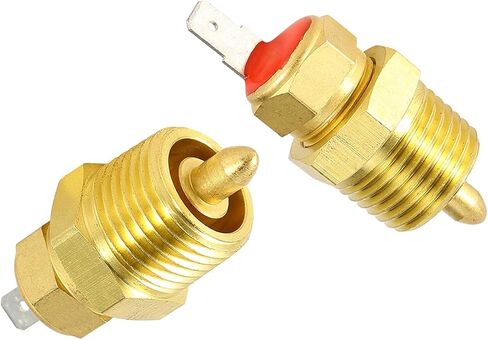 ZORZA 1Pcs Fan Thermostat Temperature Switch Metal Brass Screw Wiring 185 to 175 Degree Electric Engine Cooling Fan Temperature Switch in Saudi Arabia