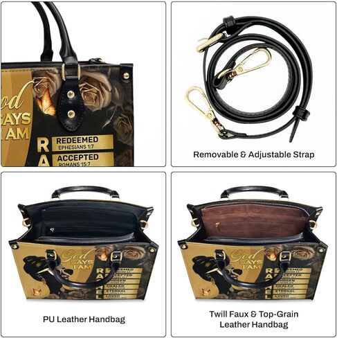Leather Handbag For Black African - African Queen - African American Pride Art Purses - Mothers Day Gifts in Kuwait