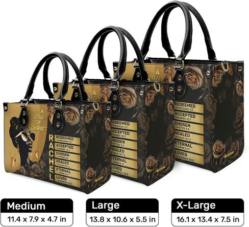 Leather Handbag For Black African - African Queen - African American Pride Art Purses - Mothers Day Gifts in Kuwait