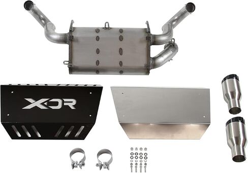 XDR 7512 UTV Slip-on Muffler System 409 مقاوم للصدأ متوافق مع 2014 Polaris RZR XP 1000 in Kuwait