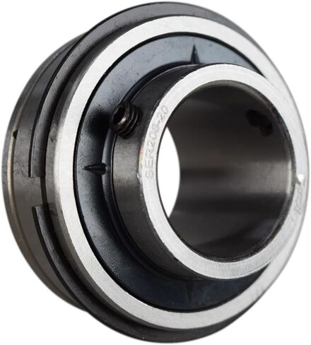SER206-20, ER-20R, VER-220S1-1/4 Insert Bearing with Snap Ring a 62mm Flat Outer Race with has Two Set Screws for SpinCo SER-20S ER206-20 VCS206-104DINR ﻿ in Saudi Arabia