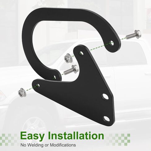 JERBOR Front Driveshaft Loop Protection Kit Fits for Dodge Ram 2500 2003-2013, Ram 3500 2003-2012 Pickup Trucks Drive Shaft Loop Kit in Saudi Arabia