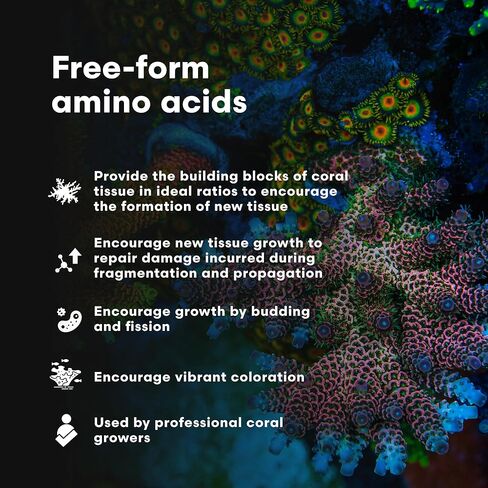 برايتويل أكواتيكس كورال أمينو - مركب الأحماض الأمينية لتلوين ونمو المرجان، 60 مل in Kuwait