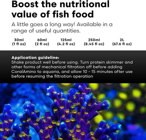 برايتويل أكواتيكس كورال أمينو - مركب الأحماض الأمينية لتلوين ونمو المرجان، 60 مل in Kuwait