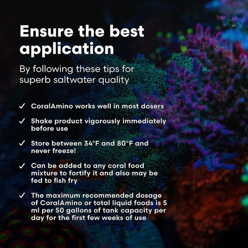 برايتويل أكواتيكس كورال أمينو - مركب الأحماض الأمينية لتلوين ونمو المرجان، 60 مل in Kuwait