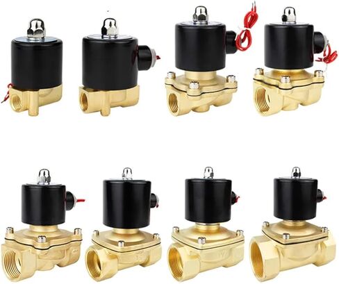 صمام الملف اللولبي الكهربائي 1/4 "3/8" 1/2 "3/4" 1 "مُغلق عادةً لزيت الماء DN35 DC24V in Saudi Arabia