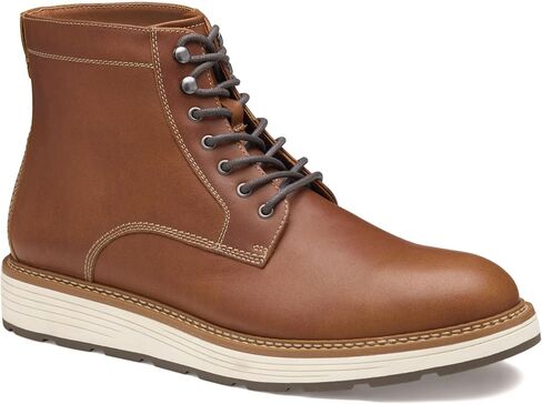 Johnston & Murphy Men's Upton Lug Plain Toe Boot Lace-Up Boot in Kuwait