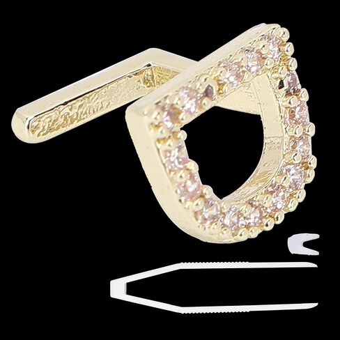 Yuyte Gold Silver Grills Grillz Grillz للرجال النساء ، طلاء رسالة باللغة الإنجليزية D ، أسنان ، Cosplay Halloween Party Teath Decoration المجوهرات (الذهب) in Saudi Arabia