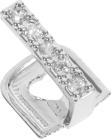 Garneck Shiny Rhinestone Teeth Grill for Hip Hop Style Sturdy Decorative Grills for Halloween Parties and Fashion Events Eye-catching Rapper Accessory Unisex Teeth in Saudi Arabia