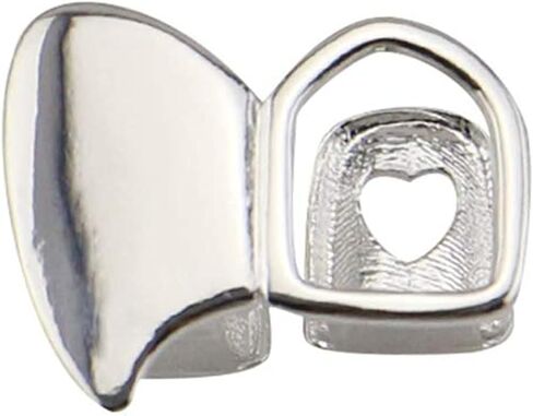 2 PCS 18K مطلي بالذهول Gold Grillz Hip Hop Grillz أعلى الأسنان غطاء شواية واحد للأسنان الفم in Kuwait