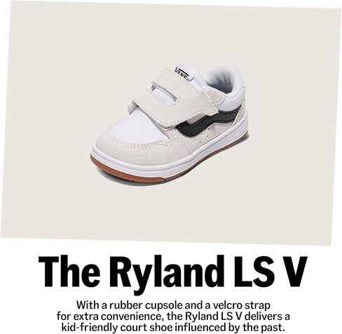 شاحنات للجنسين تشيلد ريلاند LS V Retro Court Sneakers للبنين والبنات ، أحذية المشي للأطفال in Kuwait