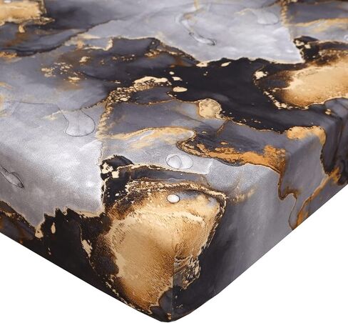 مجموعات ملاءات مقاس كوين 3 قطع من الرخام الملون (الملكة) in Kuwait