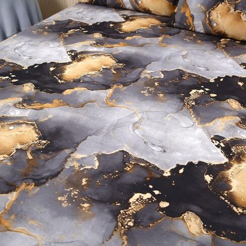 مجموعات ملاءات مقاس كوين 3 قطع من الرخام الملون (الملكة) in Kuwait