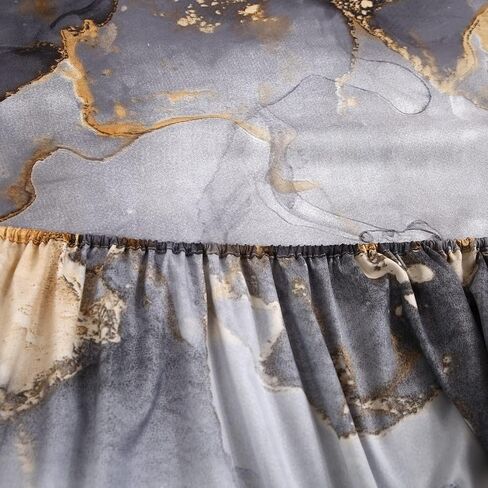 مجموعات ملاءات مقاس كوين 3 قطع من الرخام الملون (الملكة) in Kuwait