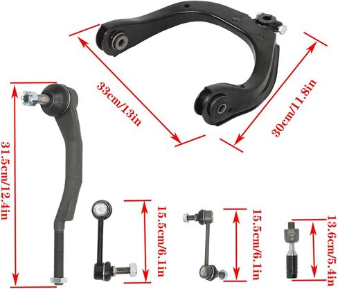 16PCS Front Upper Control Arm Kit Sway Bars Replacement for Chevy Trailblazer 2004-2007 Replacement for Buick Rainier 2004-2007 in Saudi Arabia