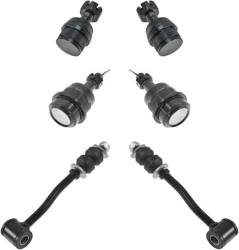 Sway Bar W/Upper & Lower Ball Coint Kit مجموعة من 6 لصالح Jeep لـ Cherokee 1991-2001 لـ Comanche 1991-1992 لـ Grand Cherokee 1993-1995 لـ Grand Wagoneer 1993 in Kuwait