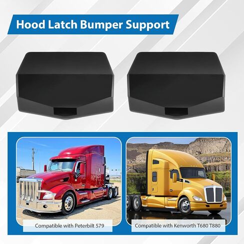 Engine Bay Bumper Bracket Set Compatible With Peterbilt 579 & Kenworth T680/T880 - Heavy Duty Stainless Steel Mounting Kit for Semi Truck Cab Protection in Saudi Arabia