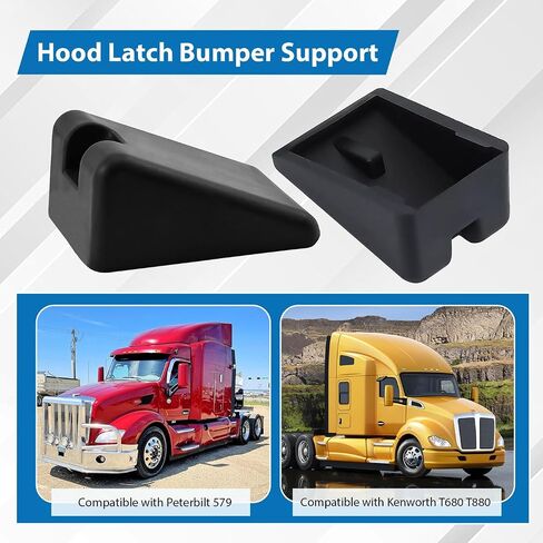 Engine Bay Bumper Bracket Set Compatible With Peterbilt 579 & Kenworth T680/T880 - Heavy Duty Stainless Steel Mounting Kit for Semi Truck Cab Protection in Saudi Arabia