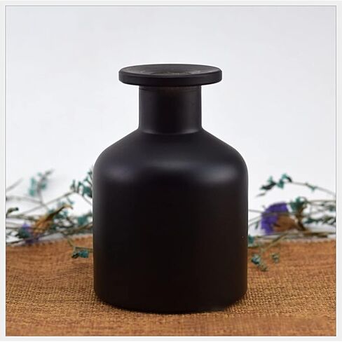 1Pcs 150ml/5oz Empty Glass Diffuser Bottle Aromatherapy Jar Container Fragrance Accessories Use with Essential Oils Replacement Diffusers Reed Sticks DIY Crafts Decor Gray in Kuwait