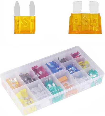 5A/7.5A/10A/15A/20A/25A/30A ، 220pcs مجموعة متنوعة من الصمامات الشاحنة ذات الشاحنة التلقائية القياسية ، فتيل شفرة السيارات للري. in Saudi Arabia