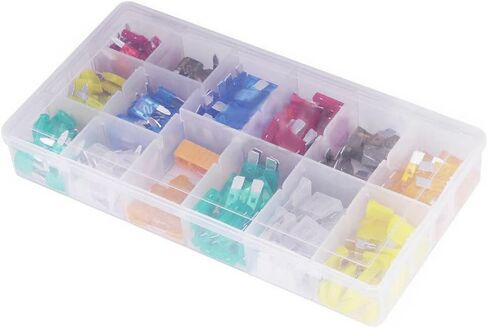 5A/7.5A/10A/15A/20A/25A/30A ، 220pcs مجموعة متنوعة من الصمامات الشاحنة ذات الشاحنة التلقائية القياسية ، فتيل شفرة السيارات للري. in Saudi Arabia