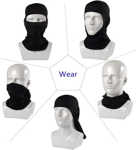 Lightweight Balaclava Face Cover, Shiesty Mask UV Protector for Motorcycle Football Windproof Ski Mask for Men/Women in Saudi Arabia