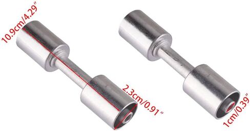 Aluminum Fitting Straight Beadlock Splice Compatible for #8 Standard Barrier A/C Hose in Saudi Arabia