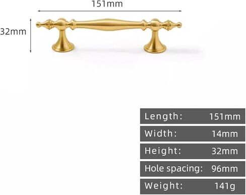 درج النحاس العتيق الصلب مقبض طويل مقبض خزانة نمط دسم سحب 1pcs (5-L-217mm-160mm) in Kuwait