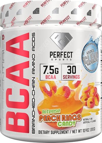 PERFECT SPORTS, BCAA Hyper Clear, 7.5G Vegan BCAAs 310G Intense Peach Rings in Saudi Arabia
