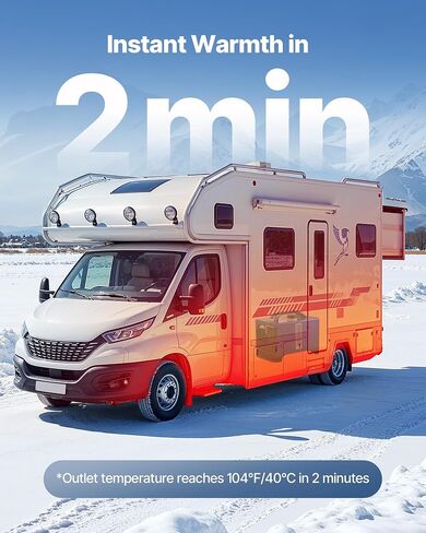 سخان ديزل Vevor ، 8 كيلوواط ، DC 12V/24V ، سخان هواء الديزل المحمول مع التحكم عن بُعد وشاشة LCD ، ضوضاء منخفضة التدفئة السريعة ، خزان وقود كبير 2.6 جال in Saudi Arabia