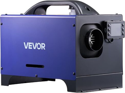 سخان ديزل Vevor ، 8 كيلوواط ، DC 12V/24V ، سخان هواء الديزل المحمول مع التحكم عن بُعد وشاشة LCD ، ضوضاء منخفضة التدفئة السريعة ، خزان وقود كبير 2.6 جال in Saudi Arabia