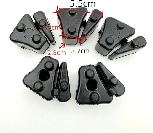 Motorcycle Dampers Rubber Buffer Set for VT750 DC C Rear Hub Drum Rubber Replacement Accessories in Saudi Arabia
