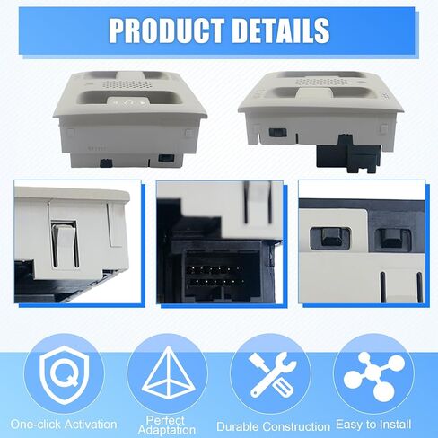 35830-TA0-A01 Sinroof Map Switch Switch Assembly Fit for Acura TSX Sedan 2009 2010 for Honda Accord Coupe Sedan Civic Coupe 2008 2009 in Saudi Arabia