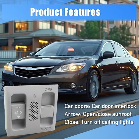 35830-TA0-A01 Sinroof Map Switch Switch Assembly Fit for Acura TSX Sedan 2009 2010 for Honda Accord Coupe Sedan Civic Coupe 2008 2009 in Saudi Arabia