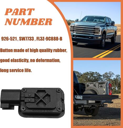 مفتاح مصباح سرير البضائع الخلفي ، سهولة تثبيت LED Bed Control OEM Fit for Ford F150 2015-2023 Super Duty F250 F350 F450 F550 2017-2023 استبدال مباشر لـ FL3Z-9C888-B & SW7733 in Saudi Arabia