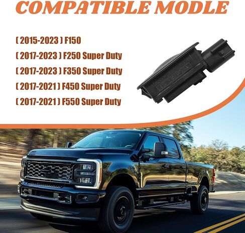مفتاح مصباح سرير البضائع الخلفي ، سهولة تثبيت LED Bed Control OEM Fit for Ford F150 2015-2023 Super Duty F250 F350 F450 F550 2017-2023 استبدال مباشر لـ FL3Z-9C888-B & SW7733 in Saudi Arabia