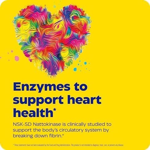 انزيميديكا, كبسولات دعم انزيم لصحة القلب والاوعية الدموية من ناتو كيه، 90 كبسولة (اف اف بي) in Kuwait