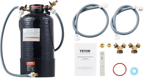 VEVOR Deionized Water System for Car Wash, Premium Water Deionizer for Car Washing with Handheld TDS Meter, Spotless Water Spot Remover Filter with Dual Outlet Mode, Fit for Cars/RVs/Motorcycles in Saudi Arabia