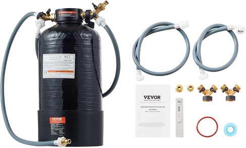 VEVOR Deionized Water System for Car Wash, Premium Water Deionizer for Car Washing with Handheld TDS Meter, Spotless Water Spot Remover Filter with Dual Outlet Mode, Fit for Cars/RVs/Motorcycles in Saudi Arabia