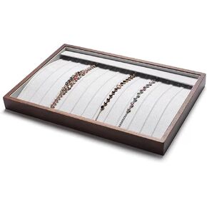 Jewelry Stand Wood Bracelet Display Tray Stackable Jewelry Display Tray Necklace Bracelet Display Trays Showcase Jewelry Organizer Storage Trays Jewelry Holder Jewelry D in Saudi Arabia