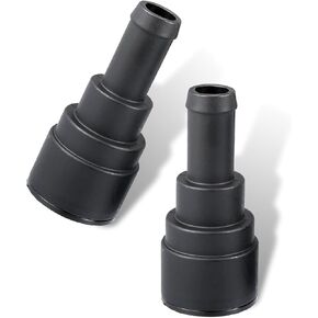 2 PCS Car Heater Coolant Hose Connector, High Temperature Leak-proof Sealing Joints, Replacement 800-409 15032062 15151873 15151875, Compatible with Buick GMC Chevrolet Ford Lincoln (Black) in Kuwait