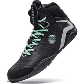 Mens Boxing Shoes Wrestling Shoes High Top Fitness Sneakers Powerlifting Bodybuilding Boots Footwear in Saudi Arabia