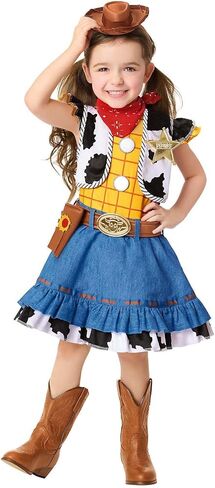 Spirit Halloween Toy Story Toddler Woody Dress Costume, Officially Licensed in Saudi Arabia