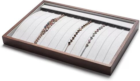 Jewelry Stand Wood Bracelet Display Tray Stackable Jewelry Display Tray Necklace Bracelet Display Trays Showcase Jewelry Organizer Storage Trays Jewelry Holder Jewelry D in Saudi Arabia