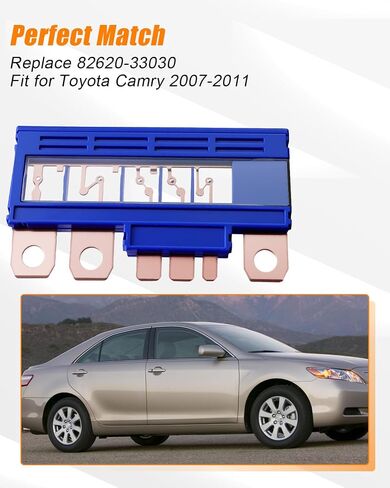 Fuse Fusible Link Block Assembly Replace 82620-33030, Multi Fusible Link Fuse Fit for Toyota Camry2007-2011 Venza 2009-2015 in Saudi Arabia